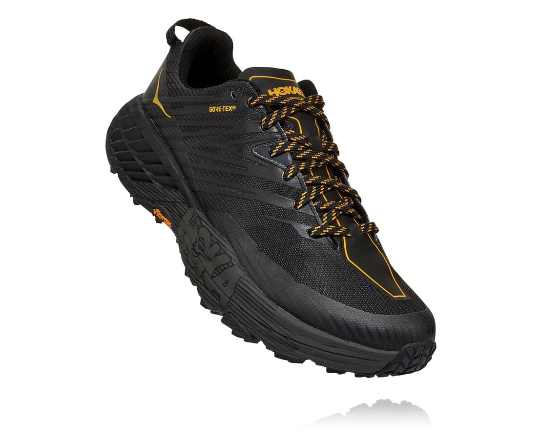 Bocanci Hoka One One Speedgoat 4 Gore-Tex Barbati - Gri Inchis | Romania VHDK98062